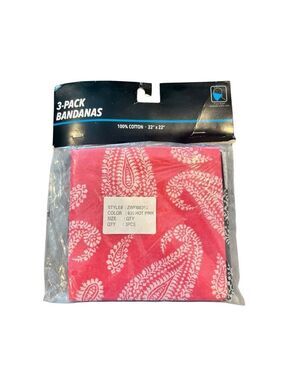 Fashion bandanas 100% cotton pack